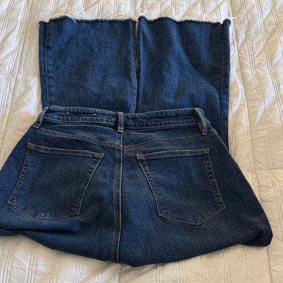 LOFT Deep Blue Women's Straight Leg Jeans - Picture 2 of 5